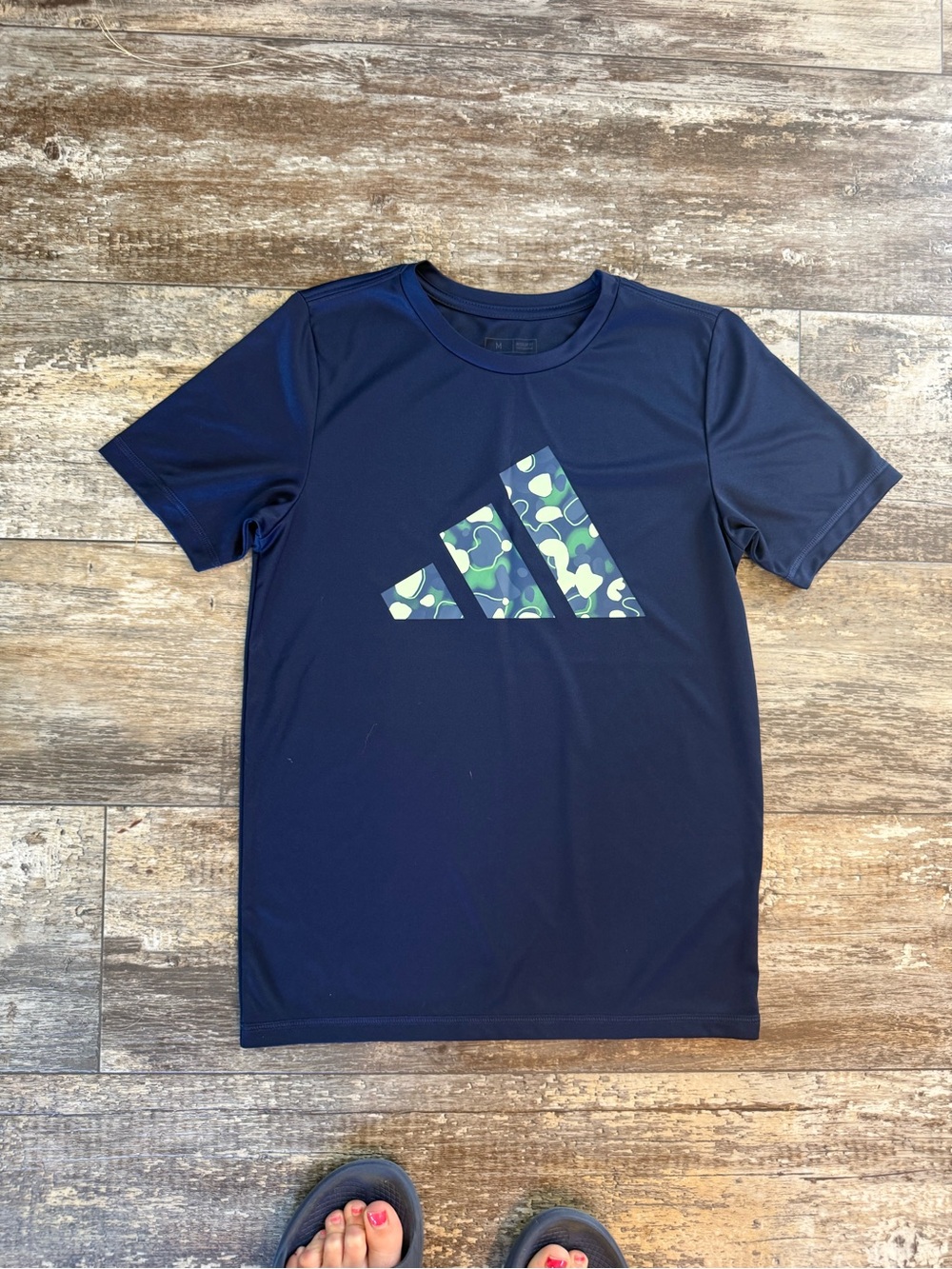 2 for $10 sale: Adidas blue Athletic Short Sleeve Shirt - M